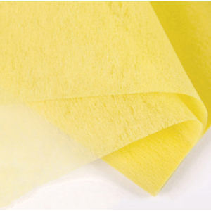 Non Woven Flower Wrapping Paper Yellow 33 Sheets
